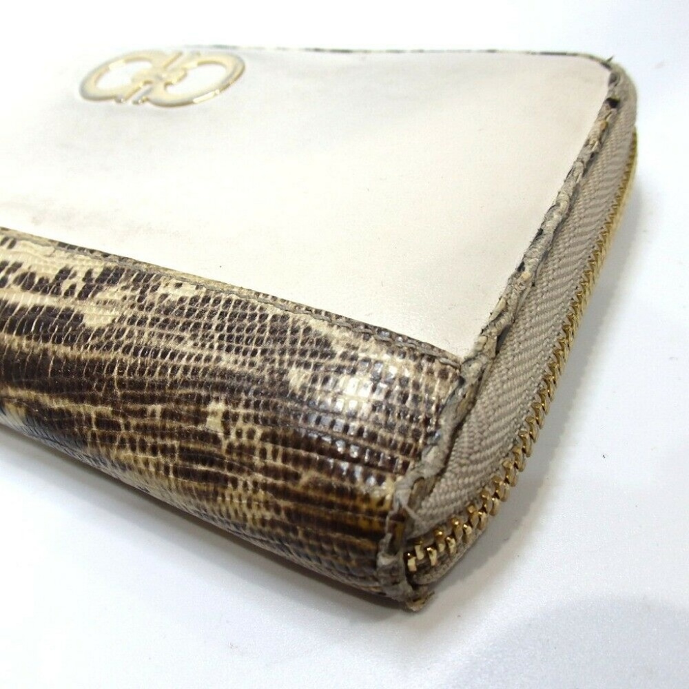 Salvatore Ferragamo Gancini snake zip purse wallet - Picture 5 of 8